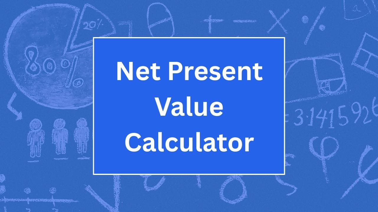 Net Present Value Calculator (NPV) - My Online Calculators