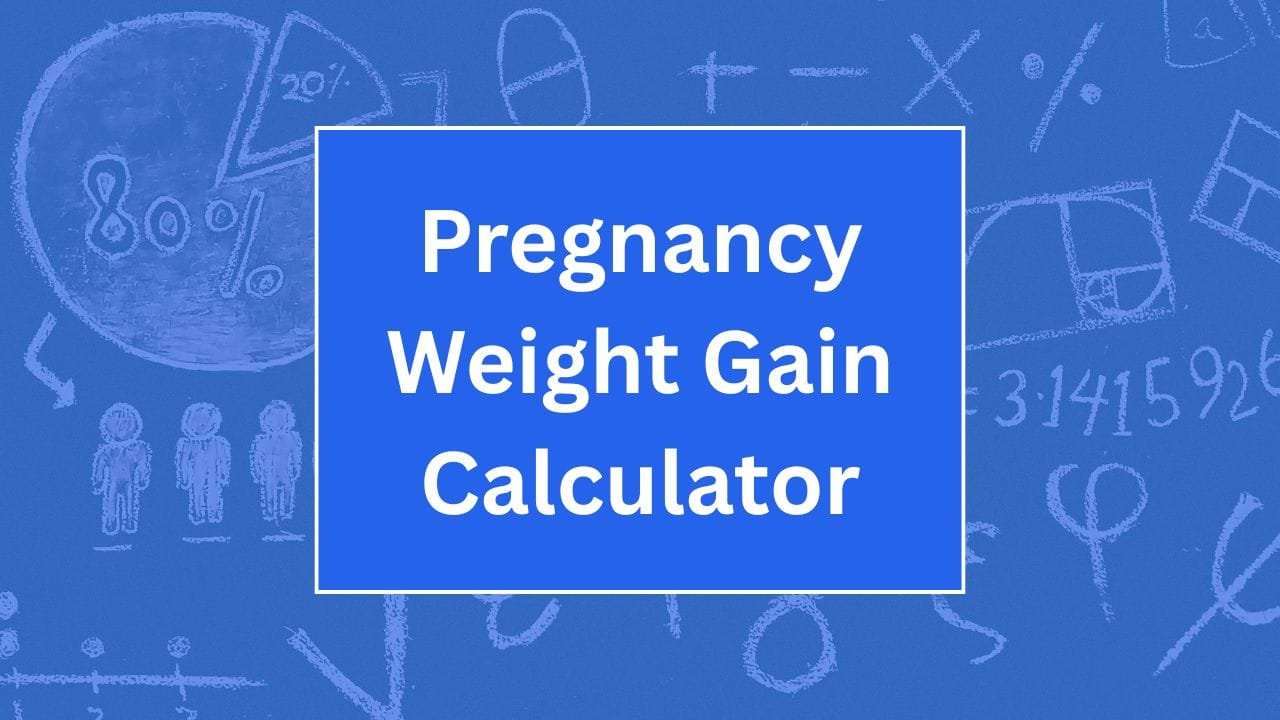 Visual Reference: Pregnancy Weight Gain Calculator Bmi Based Tracker