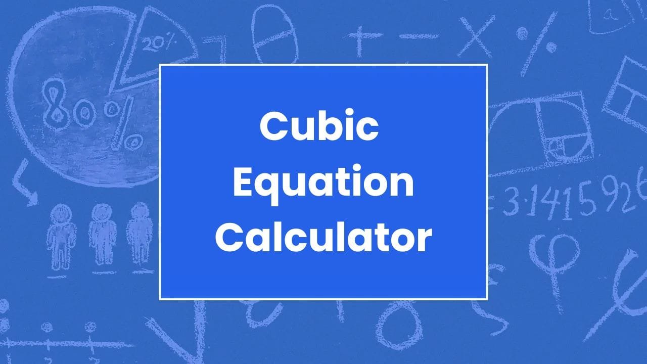 Cubic Equation Calculator - My Online Calculators