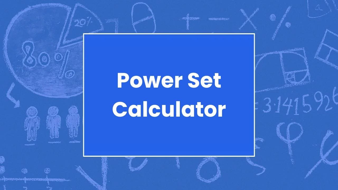 Power Set Calculator - My Online Calculators