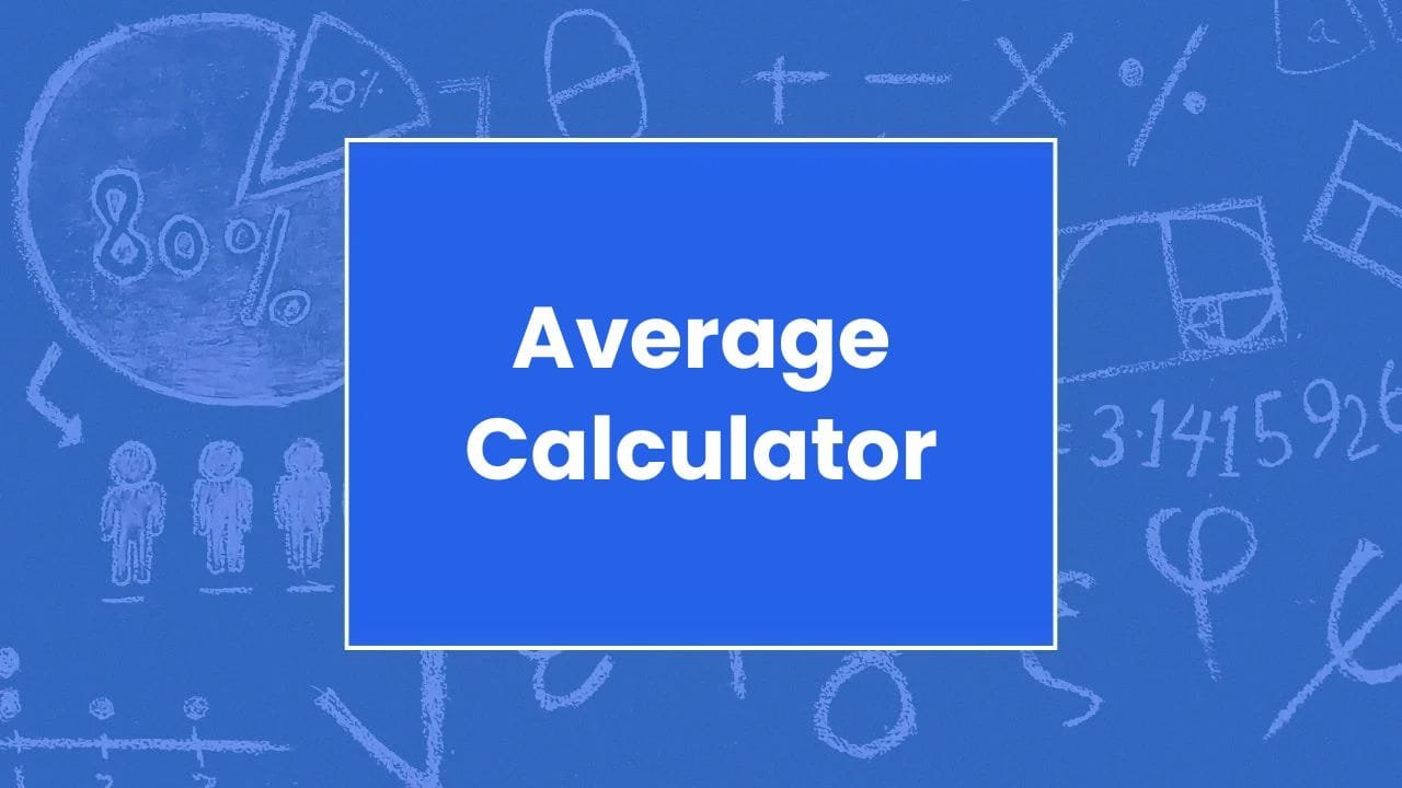 Average Calculator - My Online Calculators