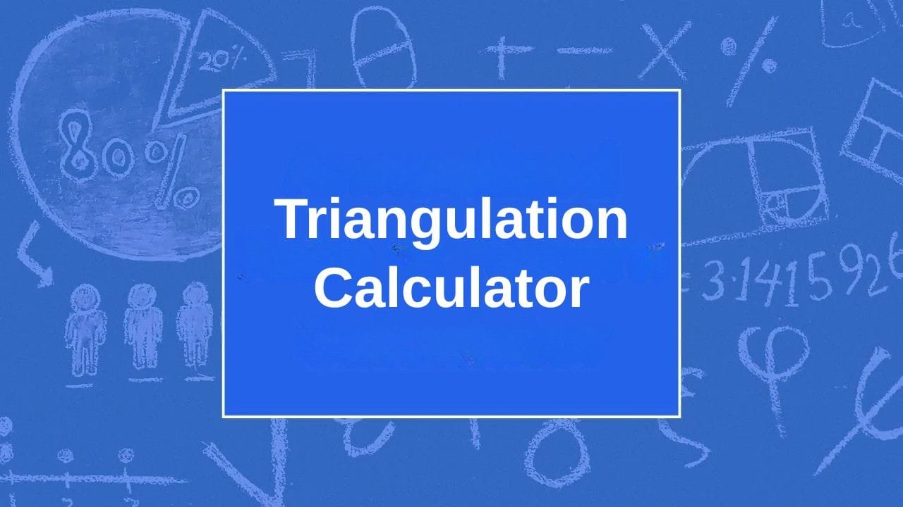 Triangulation Calculator - My Online Calculators