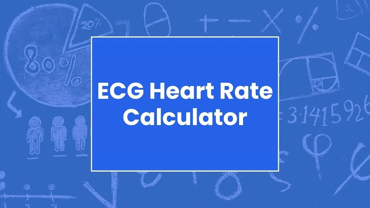 Heart Rate Conversion Ruler ECG Heart Rate Calculator - My Online Calculators